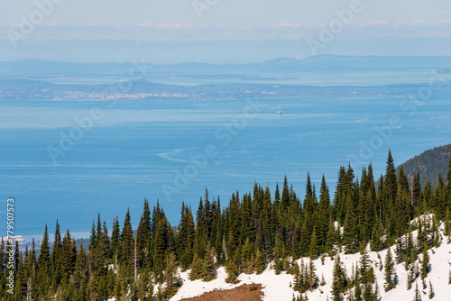 View of Canada from Hurricane Ridge in Olympic National Park