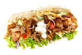 Kebab Pita Sandwich - Transparent PNG Background