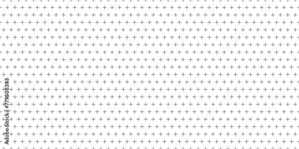 cross pattern with plus sign. mathematics geometry background texture. seamless cross