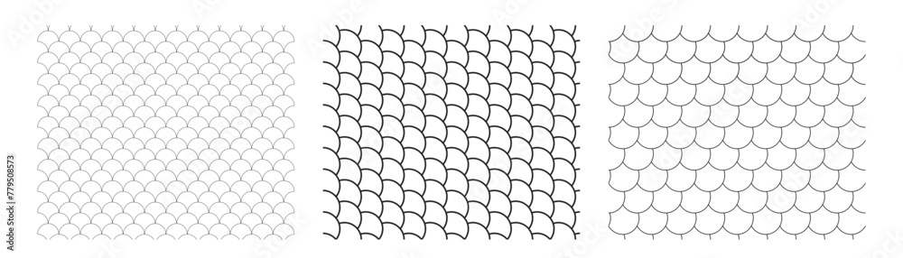 fish scale seamless pattern. skin texture background of fish, dragon, reptile, snake.