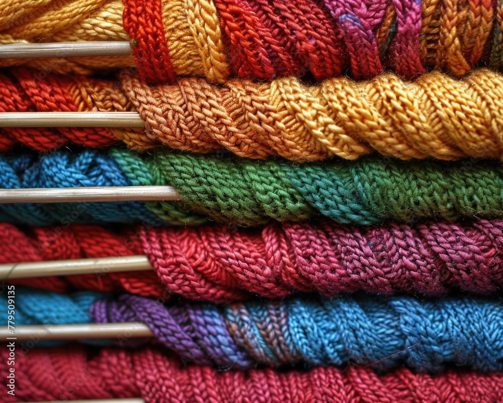 Knit Up Your Next Project with a Sample Swatch of Knit Stitch on Needles - Craft Your Perfect Gauge with This Knitted Fabric Knit Up Your Next Project with a Sample Swatch of Knit Stitch on Needles - Craft Your Perfect Gauge with This Knitted Fabric