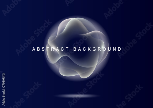 Gradient neon color sphere. Round holographic gradients. Glowing bright liquid gradient shape. Curved line for banner and flyer, social media. Vector twirl.