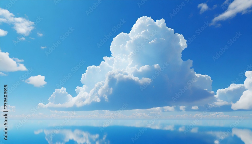 blue sky and beautiful clouds