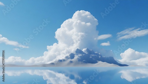 blue sky and beautiful clouds
