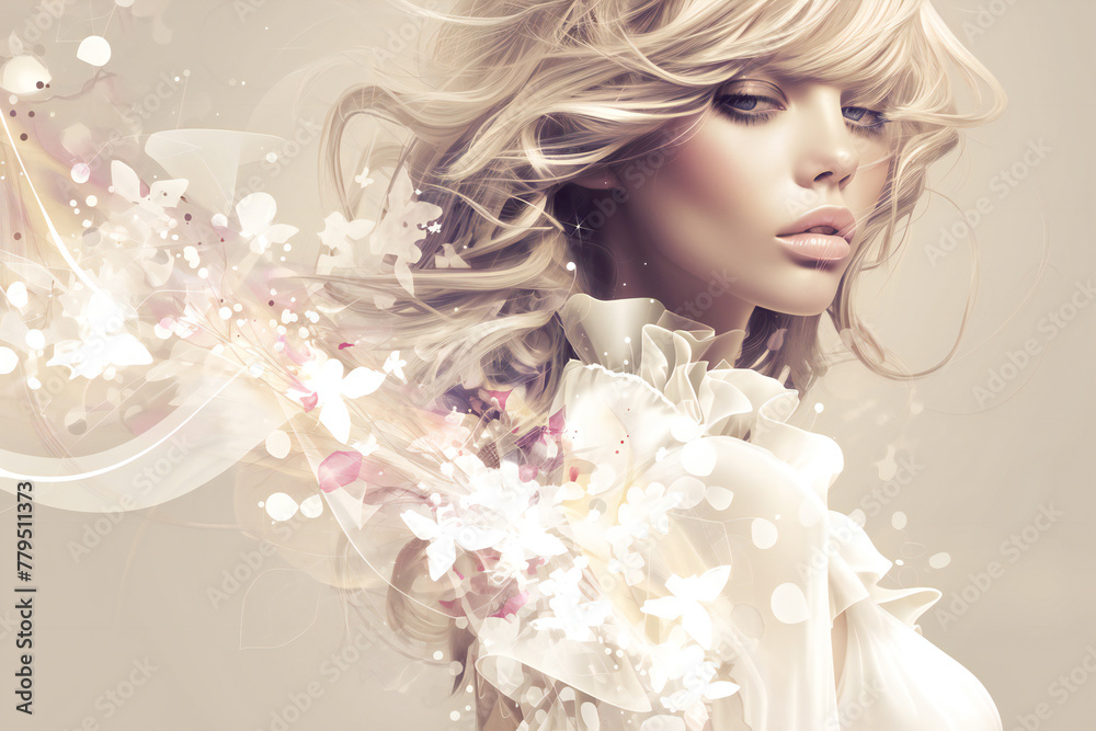 Fashion girl concept Fashion girl concept