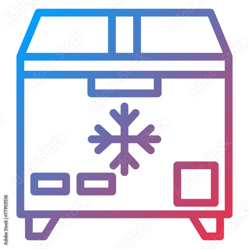 Vector Design Freezer Icon Style