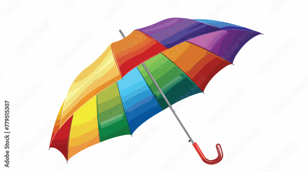 Umbrella LGBT flag. gay lesbian bisexual and transgen