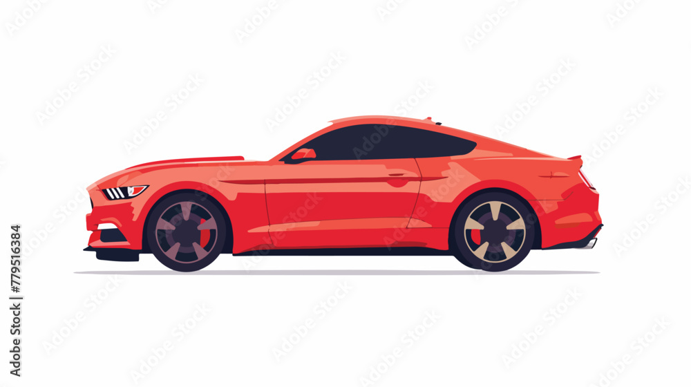 Vector car Icon Flat vector isolated on white background