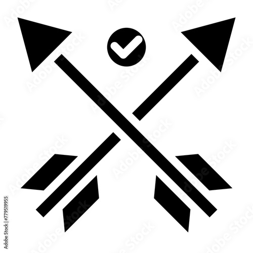 arrow glyph  photo