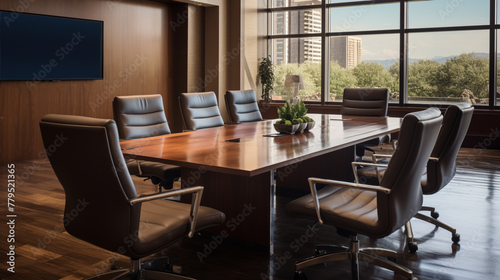 Polished Wood Executive Boardrooms  Elegance and Professionalism Combined