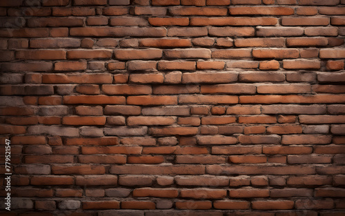Old brick wall texture background, industrial construction concept design