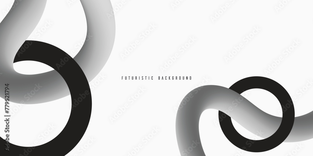 Black and White abstract Circles: A Simple Yet Effective Design Element, 3D gradient futuristic background design Black and White abstract Circles: A Simple Yet Effective Design Element, 3D gradient futuristic background design