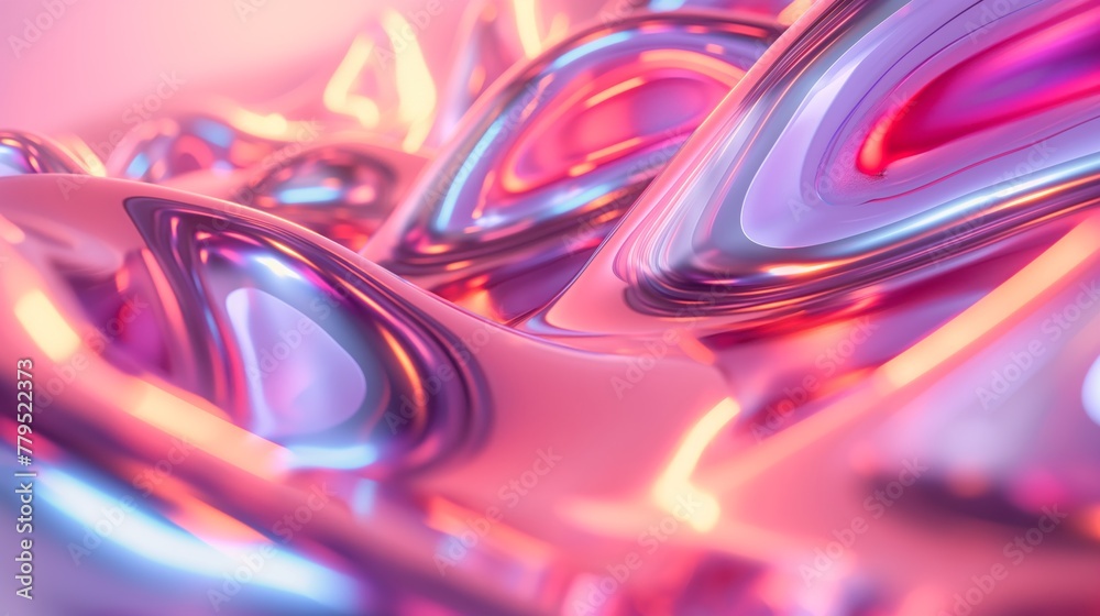 Abstract Liquid Metal Waves Abstract Liquid Metal Waves