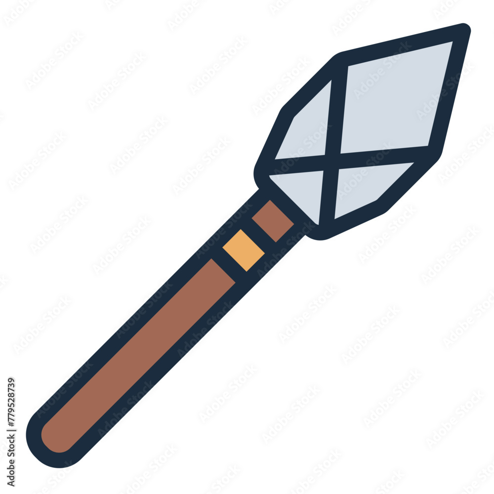 Spear primitive weapon icon Spear primitive weapon icon