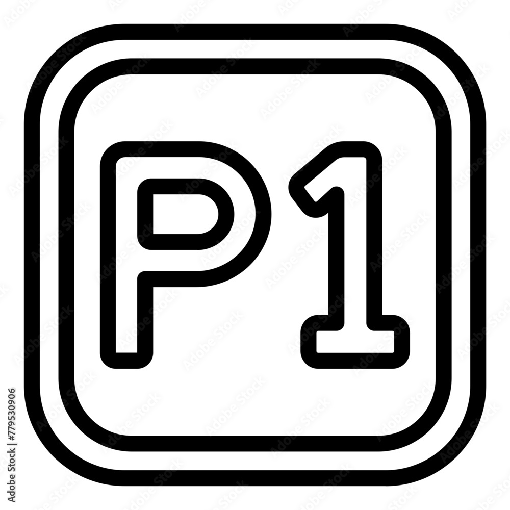 Pole Position number one icon Pole Position number one icon