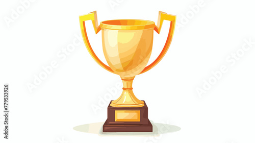 Winners trophy icon isolated on white background