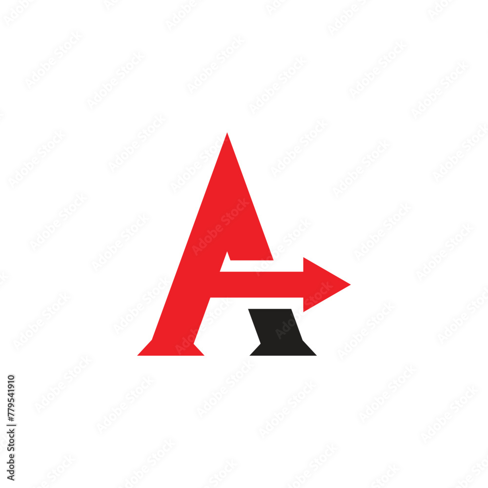 Letter A financial logo icon arrow design, arrow head design for Archer Archery Outdoor Apparel logo design. Letter A financial logo icon arrow design, arrow head design for Archer Archery Outdoor Apparel logo design.