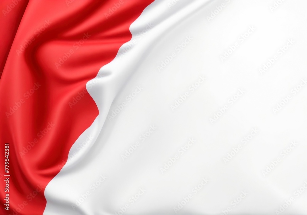 Naklejka premium Indonesia Flag background with copy space. AI Generative