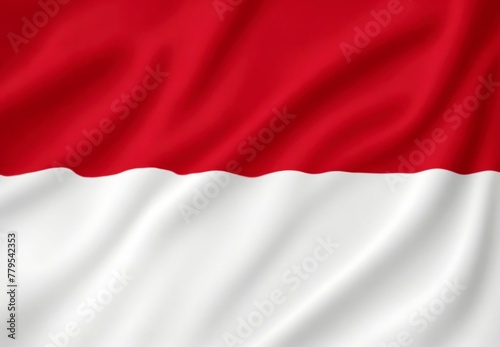 Indonesia Flag background. AI Generative