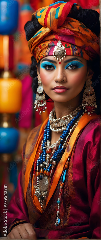 Photo real as Cultural Canvas A colorful display of cultural diversity celebrating the rich tapestry of global traditions. in People and Portrait theme ,for advertisement and banner ,Full depth of fie Photo real as Cultural Canvas A colorful display of cultural diversity celebrating the rich tapestry of global traditions. in People and Portrait theme ,for advertisement and banner ,Full depth of fie
