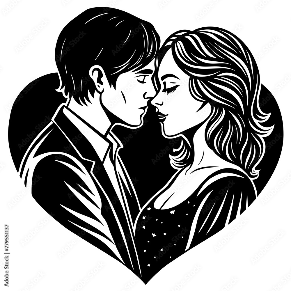 couple kissing, black couple silhouette vector illustration,icon,svg,romantic characters,Holiday t shirt,Hand drawn trendy Vector illustration,wedding letter on black background couple kissing, black couple silhouette vector illustration,icon,svg,romantic characters,Holiday t shirt,Hand drawn trendy Vector illustration,wedding letter on black background