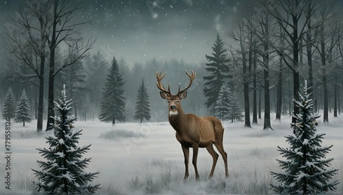 deer in winter © amir