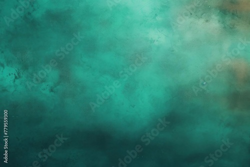 Dark green mint sea teal jade emerald turquoise abstract background. Color gradient blur. © DK_2020