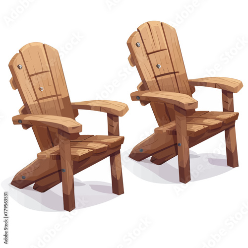 Wooden chairs