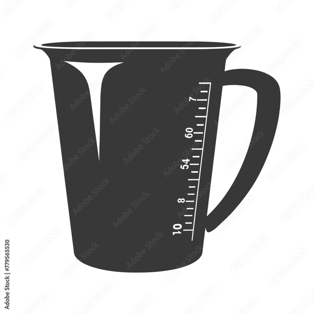 Silhouette Measuring Cup black color only Silhouette Measuring Cup black color only