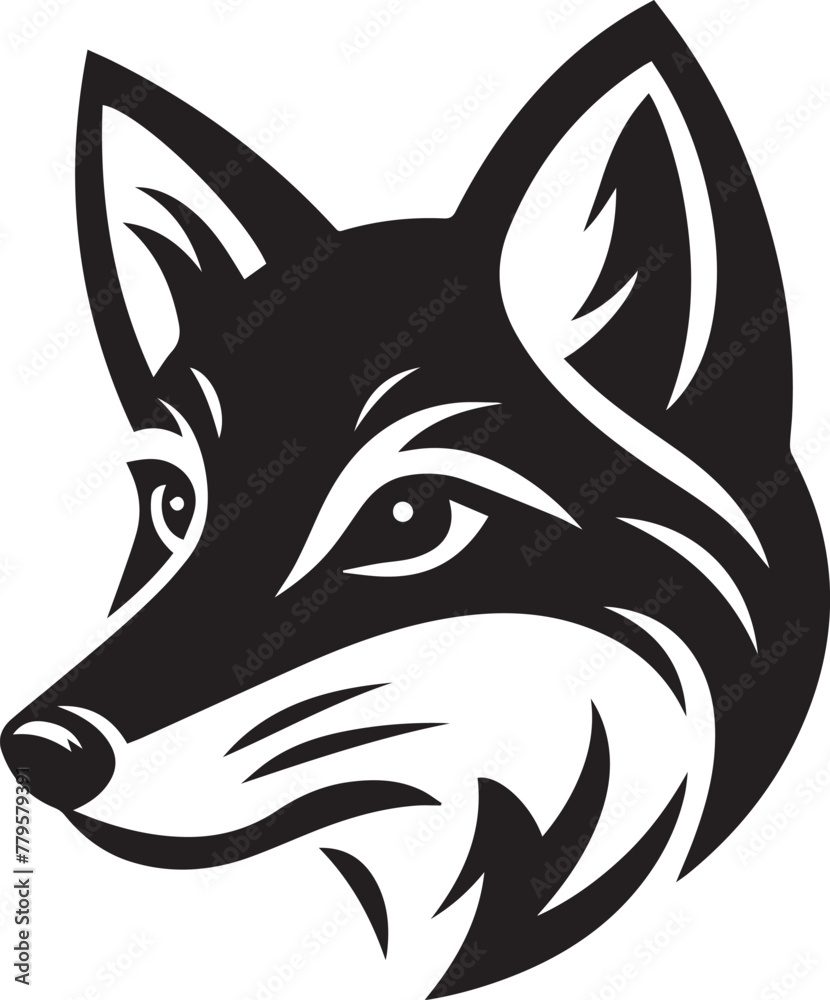 Vector illustration Design of Fox Face Vector illustration Design of Fox Face