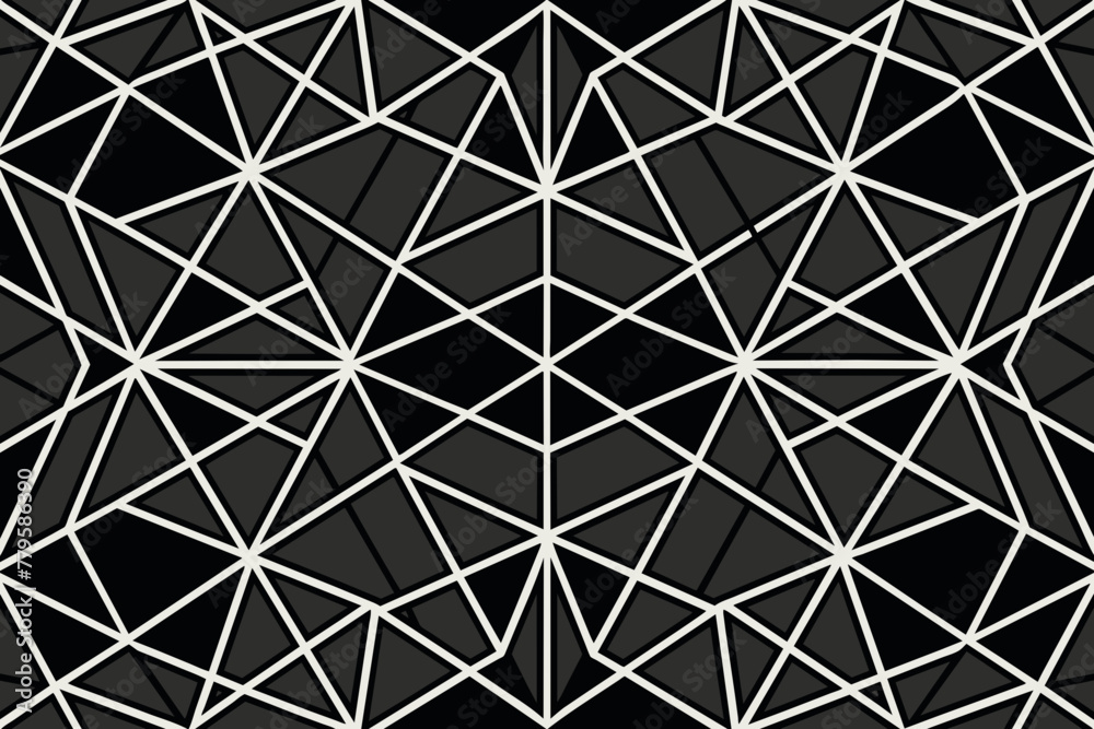 Abstract Geometric Black Line Seamless Pattern, Modern Geometric Line Pattern, Black Line Texture Background Abstract Geometric Black Line Seamless Pattern, Modern Geometric Line Pattern, Black Line Texture Background
