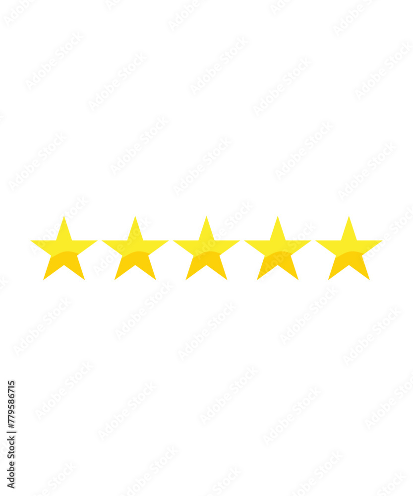 5 star icon, vector best flat icon. 5 star icon, vector best flat icon.