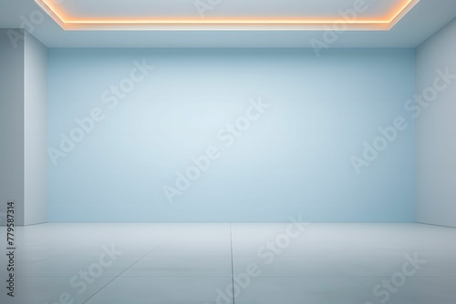 AI generated illustration of an inviting and homey interior space with spotlight for product display