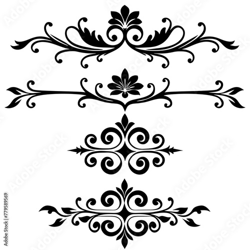 Set of decorative dividers