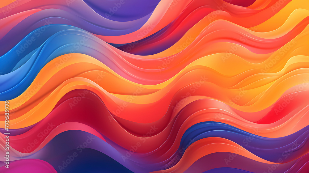 Digital colorful rainbow wavy curve abstract graphic poster web page PPT background Digital colorful rainbow wavy curve abstract graphic poster web page PPT background