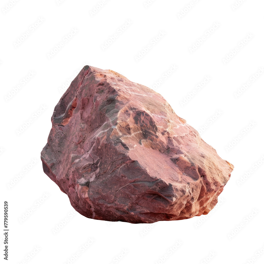 A close-up of a stone on a Transparent Background A close-up of a stone on a Transparent Background