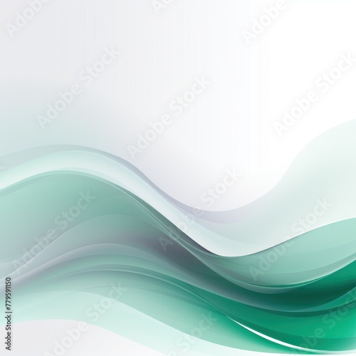 Green gray white gradient abstract curve wave wavy line background for creative project or design backdrop background