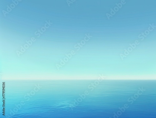 smooth gradient transition from a deep ocean blue to a serene sky blue