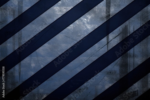 Indigo black grunge diagonal stripes industrial background warning frame, vector grunge texture warn caution, construction, safety background with copy space for photo or text design 