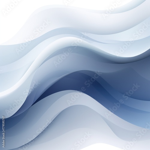 Indigo gray white gradient abstract curve wave wavy line background for creative project or design backdrop background