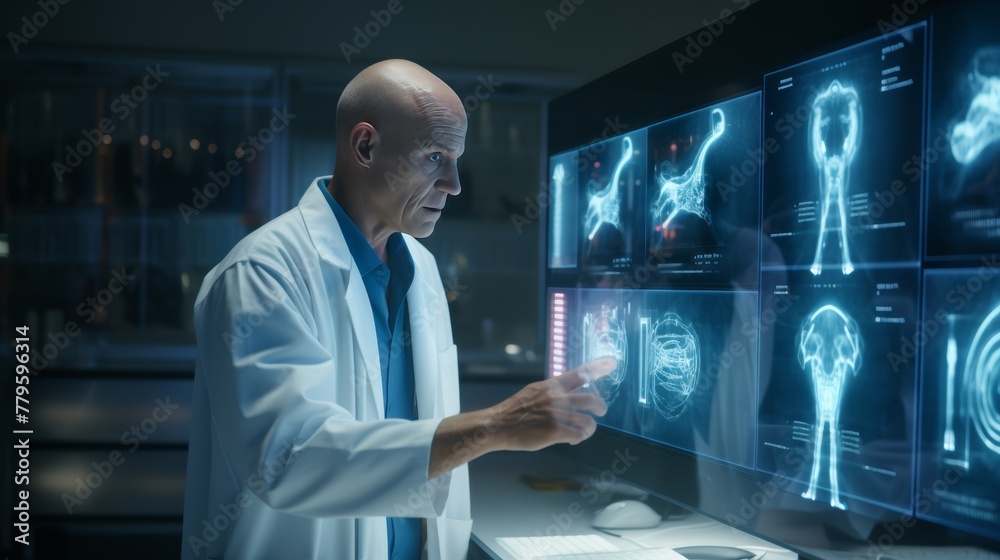 AI helps doctors plan treatment for cancer patients Serious atmosphere The results help patients receive appropriate treatment. AI helps doctors plan treatment for cancer patients Serious atmosphere The results help patients receive appropriate treatment.