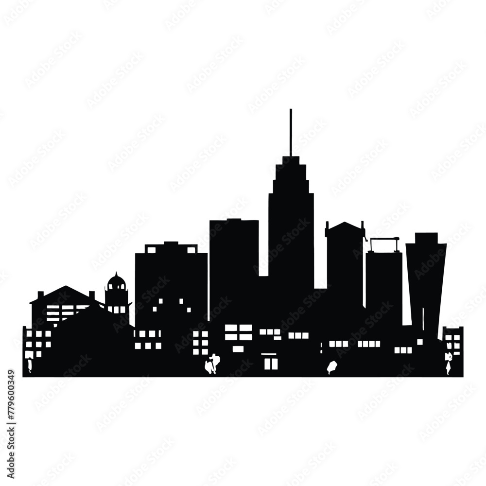 Fototapeta premium Urban exploration Silhouette