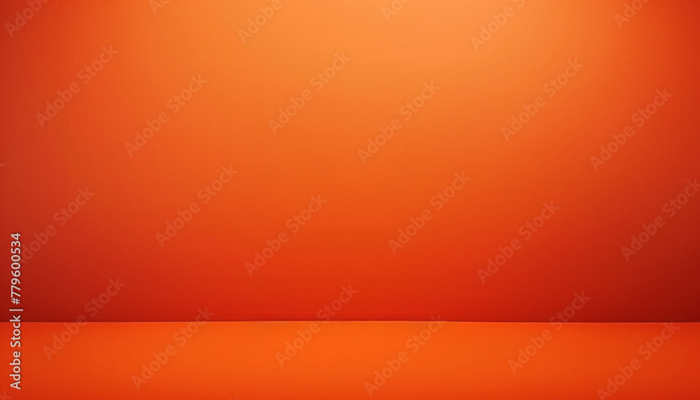 orange wall and floor