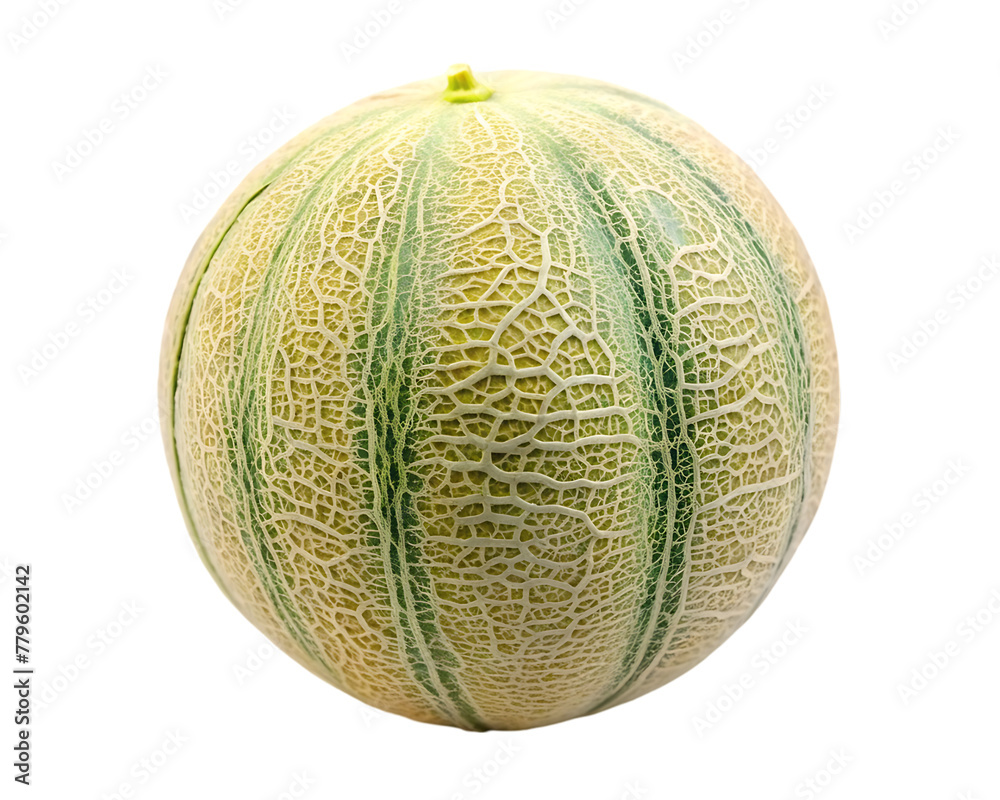 Ermelon fruits isolated on transparent background Ermelon fruits isolated on transparent background
