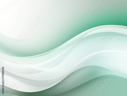 Mint Green gray white gradient abstract curve wave wavy line background for creative project or design backdrop background