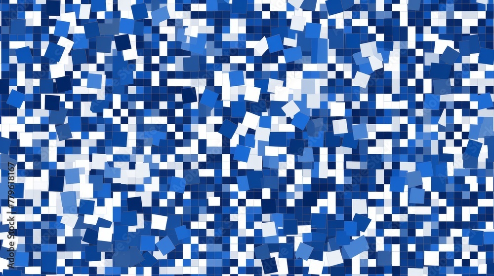 Dark blue and white chaotic geometric pattern for seamless abstract design background Dark blue and white chaotic geometric pattern for seamless abstract design background