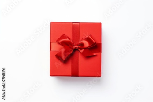 Gift box on white background