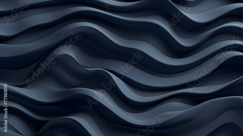 Digital blue wavy curve abstract graphic poster web page PPT background © yonshan
