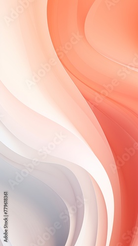 Peach gray white gradient abstract curve wave wavy line background for creative project or design backdrop background 