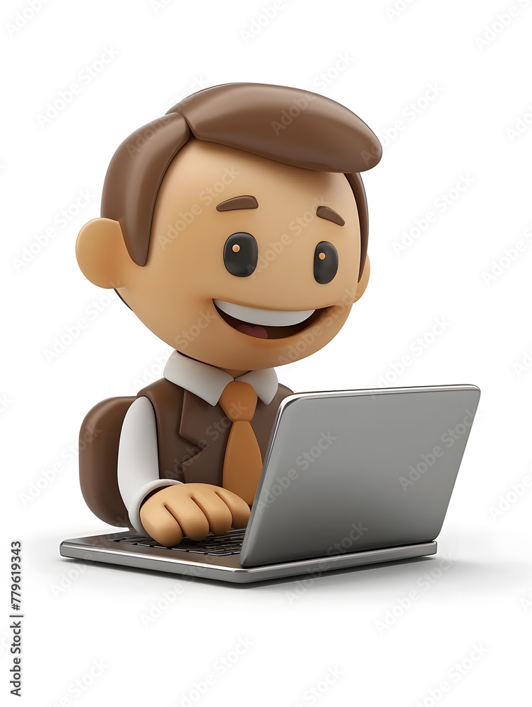 Imagine
3d
3D cartoon man working with laptop isolated on white background
Imagine
3d
3D cartoon man working with laptop isolated on white background